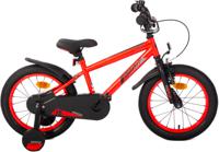 AMIGO Arrow 16 Inch 25,5 cm Jongens Terugtraprem Rood/Zwart