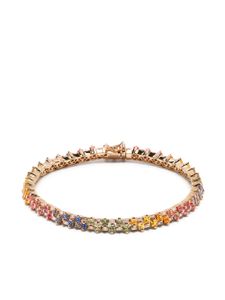 Suzanne Kalan bracelet Princess Stack en or 18ct serti de saphirs