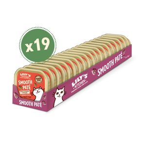 LILY'S KITCHEN CAT SMOOTH PATE SALMON & CHICKEN 19X85 GR