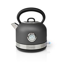 Waterkoker | 1.7 l | Roestvrij Staal | Grijs | Temperatuurindicator | 360 graden draaibaar | Verborgen verwarmingselement | Strix®-controller | Droogkookbeveiliging