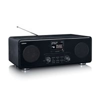 Lenco DIR-260BK DAB+ Internet Radio/CD-Speler Hout/Zwart - thumbnail