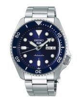 Seiko 5 Sports SRPD51K1 herenhorloge Automaat blauwe wijzerplaat 42,5 mm