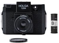 Anton & HOLGA 120N in set B+W film - cultcamera met rolfim optische glazen lens