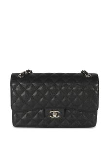 CHANEL Pre-Owned sac porté épaule Jumbo Double Flap (2016-2017) - Noir