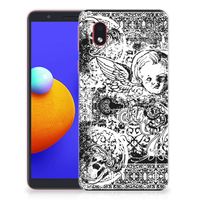 Silicone Back Case Samsung Galaxy A01 Core Skulls Angel - thumbnail