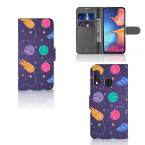 Samsung Galaxy A20e Wallet Case met Pasjes Space