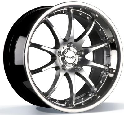 Tomason TN8 Hyperblack diamond polished with Steel lip