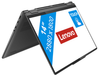 Lenovo Yoga 7 i7-1360P Hybride (2-in-1) 35,6 cm (14") Touchscreen 2.8K Intel® Core™ i7 16 GB LPDDR5-SDRAM 1 TB SSD Wi-Fi 6E (802.11ax) Windows 11 Home Grijs - thumbnail