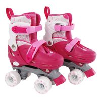 Street Rider Rolschaatsen Roze Verstelbaar, Maat 27-30