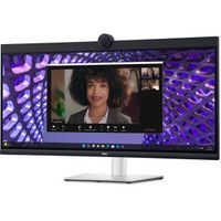 Dell P Series P3424WEB 34 Wide Quad HD USB-C 90W IPS Monitor - Zwart, Zilver - thumbnail