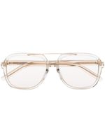 Saint Laurent Eyewear lunettes de vue à monture carrée - Tons neutres