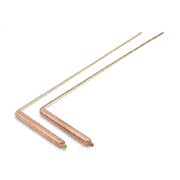 Wichelroede (Per Paar) Messing-Koper (29 x 8 cm)