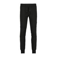 CoolCat Junior slim fit joggingbroek Cedric met tekst zwart