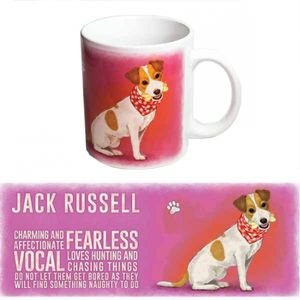 Koffie beker Jack Russell hondje