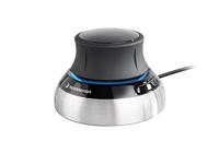 3Dconnexion SpaceMouse Compact (3D-muis, bekabeld), zwart