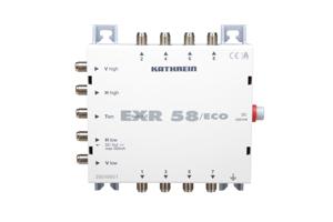 Kathrein EXR 58/ECO Satelliet multiswitch Ingangen (satelliet): 5 (4 satelliet / 1 terrestrisch) Aantal gebruikers: 8