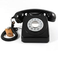 GPO 746 Retro PUSH BUTTON Telephone BLACK