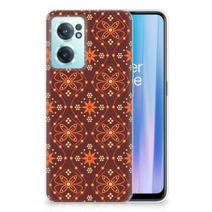 OnePlus Nord CE 2 5G TPU bumper Batik Brown