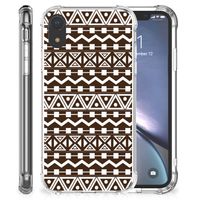 Apple iPhone Xr Doorzichtige Silicone Hoesje Aztec Brown - thumbnail