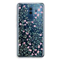 Sierlijke bloemen: Huawei Mate 10 Pro Transparant Hoesje - thumbnail