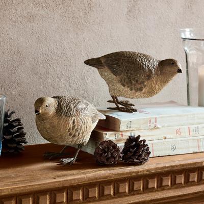 Decoratieve kwartel set van 2 Punata