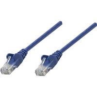 Intellinet 326018 RJ45 Netwerkkabel, patchkabel CAT 5e U/UTP 20.00 m Blauw 1 stuk(s) - thumbnail