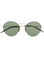 Thom Browne Eyewear lunettes de soleil à monture ronde - Or