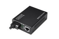 Digitus DN-82122 netwerk media converter 1000 Mbit/s 1310 nm Single-mode Zwart