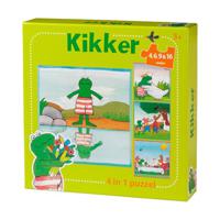 Kikker 4 in 1 puzzel - thumbnail