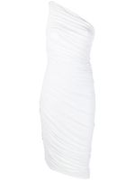 Norma Kamali one-shoulder draped dress - Blanc