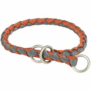 TRIXIE 144030 hond & kat halsband Grafiet, Roestkleur L Standaard halsband