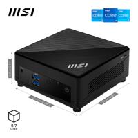 MSI Cubi 5 12M COMPACT PC I3-1215U BLK 0.66L sized PC Zwart Intel SoC 4,4 GHz - thumbnail