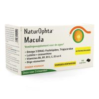 Naturophta Macula Voedingssupplement Ogen 180 Capsules - thumbnail