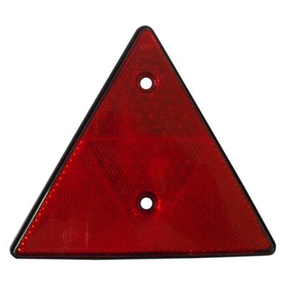 Merkloos Reflector Driehoek - Rood - 15,5 x 15,5 x 15,5 cm.