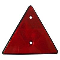 Merkloos Reflector Driehoek - Rood - 15,5 x 15,5 x 15,5 cm.