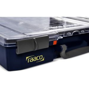 raaco CarryLite 55 4x8-10 Universeel Assortimentskoffer (l x b x h) 278 x 337 x 57 mm Aantal vakken: 10 Inhoud 1 stuk(s)