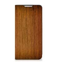 Samsung Galaxy S22 Plus Book Wallet Case Donker Hout - thumbnail