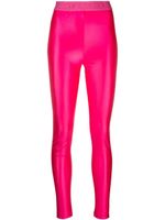 Versace Jeans Couture legging taille haute à bande logo - Rose - thumbnail