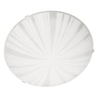 Eglo Plafondlamp Mars 1 24,5cm stripe wit 89239 - thumbnail