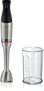 Bosch Haushalt Serie 6 ErgoMaster Staafmixer 1200 W Met mixbeker, BPA-vrij RVS, Zwart