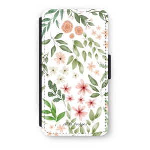 Botanical sweet flower heaven: iPhone X Flip Hoesje