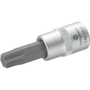 TOOLCRAFT T40 816276 T-profiel Dopsleutel-bitinzet T 40 1/4 (6.3 mm)