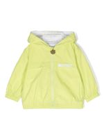 Moschino Kids veste bomber à logo imprimé - Jaune - thumbnail