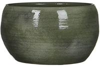 Mica decorations Lester bloempot, groen, H18 x Ø20 cm