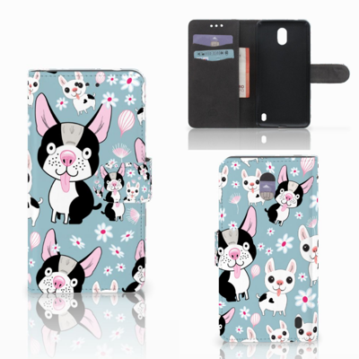 Nokia 2 Telefoonhoesje met Pasjes Hondjes Nokia 2 Telefoonhoesje met Pasjes Hondjes