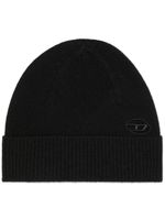 Diesel K-Rev wool beanie - Noir