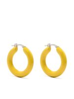 Jil Sander boucles d'oreilles à design sculpté - Jaune - thumbnail