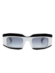 GIGI STUDIOS lunettes de soleil Chess à monture rectangulaire - Noir