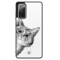 Samsung Galaxy S20 FE hoesje - Peekaboo kat
