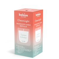 Bolsius Navulling - voor Clean Light - Cypress & Amber - 2 Stuks - thumbnail